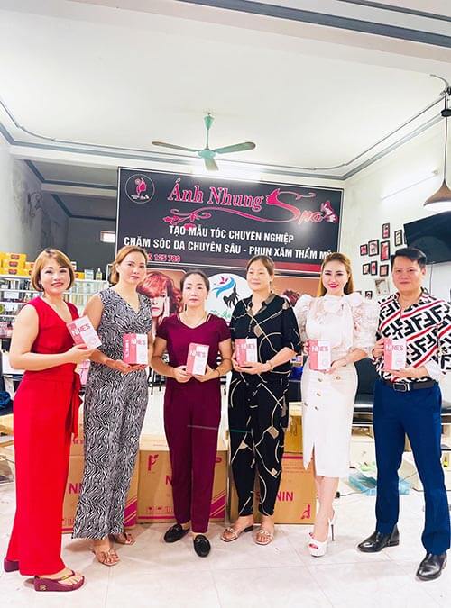 Nhà phân phối Nguyễn Nhung kinh doanh Nine's Beauty cùng Team Hải Yến