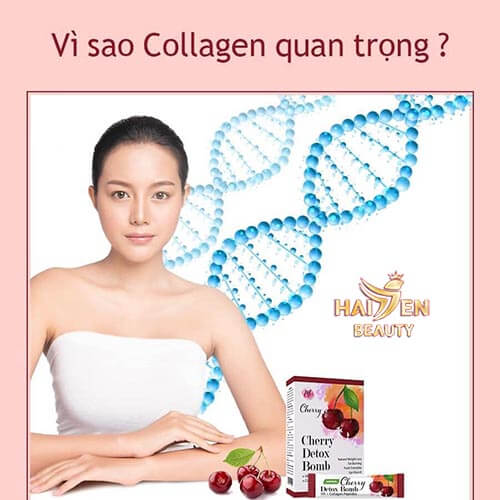 Bài Đăng Cherry Detox White - Vì sao Collagen lại quan trọng với làn da