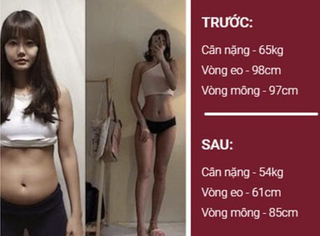 Bạn Thùy Dung 27 tuổi sau khi sử dụng Thạch giảm cân Jelly Slim